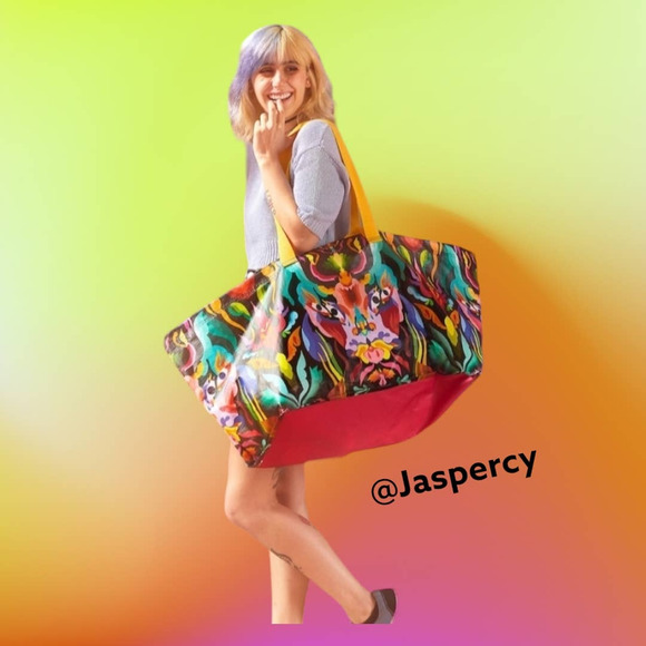 IKEA-ÖMSESIDIG Limited Edition Vibrant Multi Color XL Everything Shopping Bag - Picture 10 of 11